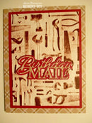 Memory Box 3D Embossing Folder 4.5"X5.75" Toolshed