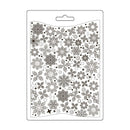 Stamperia Soft Maxi Mould A5 - Create Happiness Dewdrops - Snowflakes