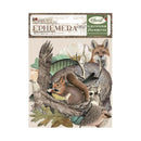 Stamperia Cardstock Ephemera Adhesive Paper Cut Outs - Forest