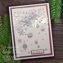 Creative Expressions 3D Embossing Folder 5"x 7" - Poinsettias & Baubles