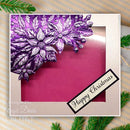 Creative Expressions 3D Embossing Folder 5"x 7" - Poinsettias & Baubles