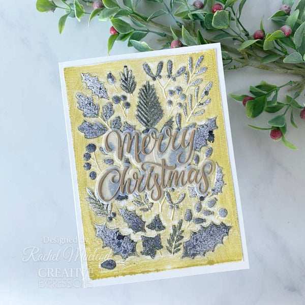 Creative Expressions Companion Colouring Stencil 6"x 8" 2/Pkg - Winter Foliage