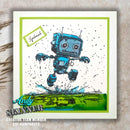 Creative Expressions Pre-Cut Rubber Stamp By Andy Skinner - Bot-ology - Rainy Day