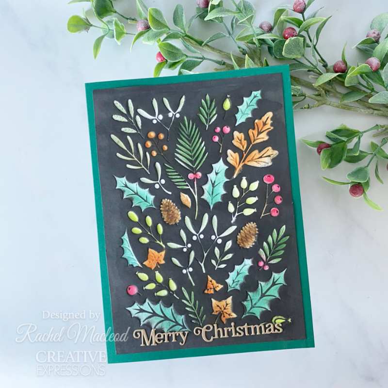 Creative Expressions 3D Embossing Folder 5"x 7" - Winter Foliage