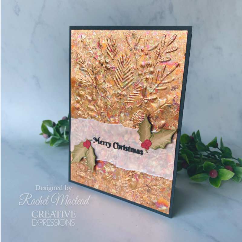 Creative Expressions 3D Embossing Folder 5"x 7" - Winter Foliage