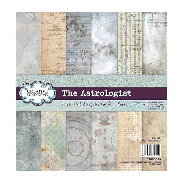 Creative Expressions Paper Pad 8"x 8" By Sam Poole - The Astrologist*