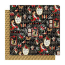 Graphic 45 Curiouser & Curiouser Double-Sided Cardstock 12"x 12" - Beautiful Nonsense
