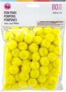 CousinDIY Pom-Pom 1" 80/Pkg Yellow