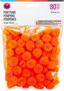 CousinDIY Pom-Pom 1" 80/Pkg Orange