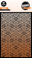 Studio Light Grunge Stencil 5.9"X8.27" Snow Background