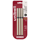 Uni-ball 60311PP 3 Pack (1 Pack) Deluxe 0.7mm Black 3 Pack, Black