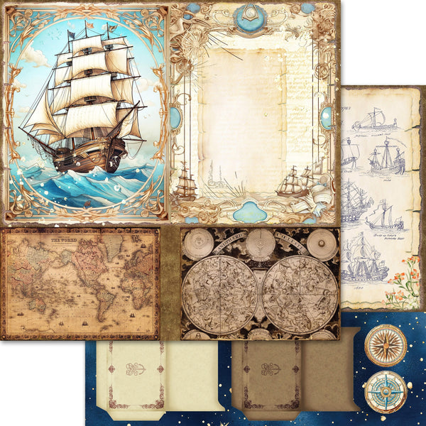 Memory Place Collection Pack 12"X12" Sail Away