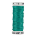 Sulky Cotton Petites Thread 12wt 50yd - Medium Aqua