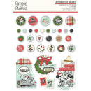 Simple Stories Decorative Brads Say Cheese Classic Mouse Christmas