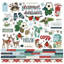 Simple Stories Cardstock Stickers 12"X12" Simple Vintage Flannel Season
