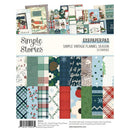 Simple Stories Double-Sided Paper Pad 6"X8" 24/Pkg Simple Vintage Flannel Season
