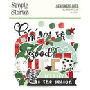 Simple Stories All Wrapped Up Bits & Pieces Die-Cuts Sentiment