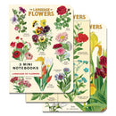 Cavallini Mini Notebooks 3/Pkg - Language of Flowers