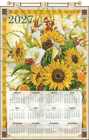 Design Works 2027 Sequin Calendar Felt Applique Kit Sunflowers