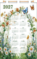 Design Works 2027 Sequin Calendar Felt Applique Kit Wildflowers