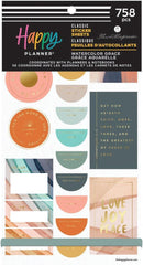 Happy Planner Big 30 Sheet Sticker Value Pack - Watercolour Grace Classic