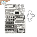 Elizabeth Craft Stamp and Die Set Celebrations 2