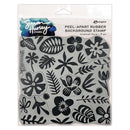 Simon Hurley create. Background Stamp 6"X6" Tropical Flora