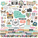 Simple Stories Cardstock Stickers 12"x12" Take Note