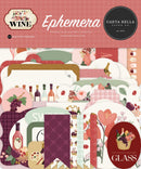 Carta Bella Cardstock Ephemera WINE