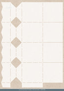 Find It Trading Card Deco Essentials Stencil Frosted Toffee Box A4, Frosted Florals
