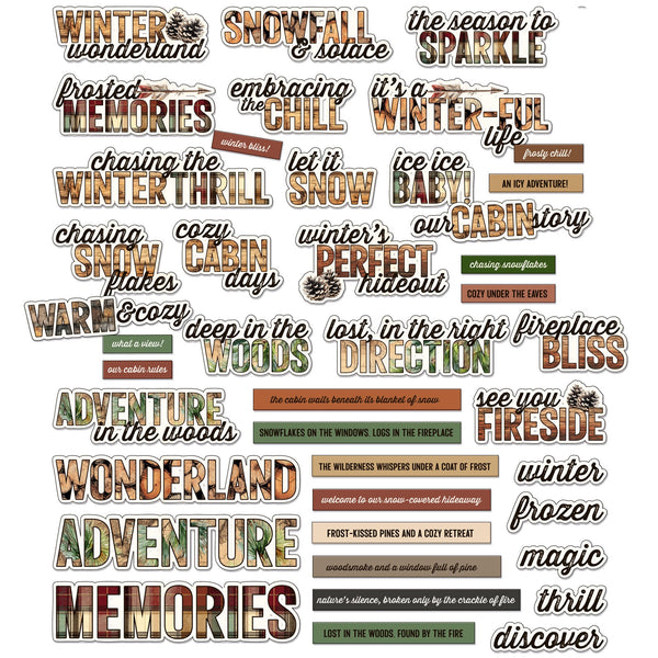 49 And Market Timber and Tweed Chipboard Sentiments