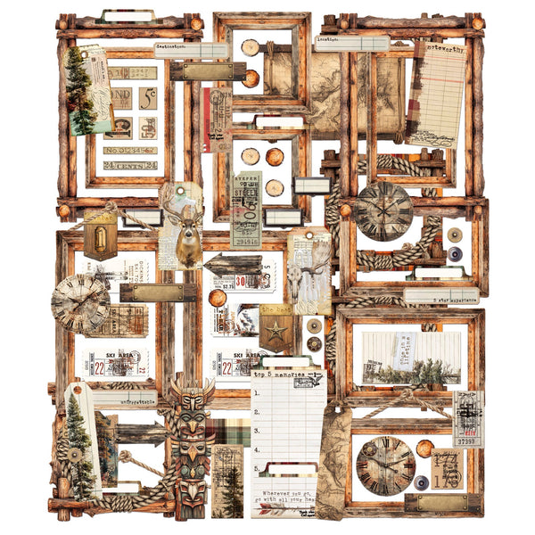 49 And Market Timber and Tweed Ephemera & Frames