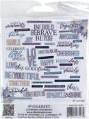 49 And Market Plume & Petal Chipboard Sentiments