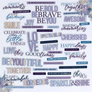 49 And Market Plume & Petal Chipboard Sentiments