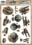 Find It Trading Steampunk 3D Pushout Sheet In the Air