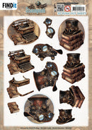 Find It Trading Steampunk 3D Pushout Sheet Objects