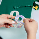 Iridescent crystal rhinestone number 9 sticker embellishment by Jolee's Boutique