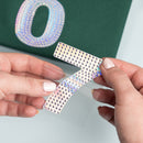 Iridescent crystal rhinestone number 7 sticker embellishment by Jolee's Boutique