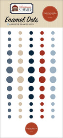 Carta Bella Americana Summer 60-piece enamel dots for scrapbooking