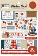 Carta Bella Americana Summer 16-page sticker book for scrapbooking