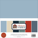 Carta Bella Americana Summer Coordinating Solids Paper Kit - craft supplies packaging
