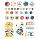 Simple Stories – Decorative Adhesive Brads - Say Cheese Happiest Place