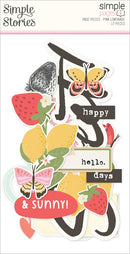 Simple Stories Simple Page Pieces Die Cuts Pink Lemondade