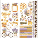 Simple Stories Icon Cardstock Stickers 12"X12" Simple Vintage Lavender Fields