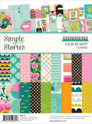 Simple Stories Paper Pad 6"X8" Color Me Happy