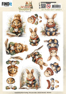 Fint It Trading Winter Bunnies Pushout Sheet Drinking