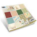 Find It Trading Paper Pack 8"X8" 18/Pack  - Winter Bunnies paper