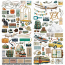 49 And Market Travel Diaries Laser Cut Elements 164pc