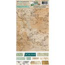 49 And Market Travel Diaries washi tape set with vintage maps, tickets and travel themed designs
