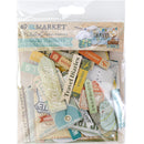 49 And Market Travel Diaries chipboard elements with travel labels, tickets and adventure themed sentiments
